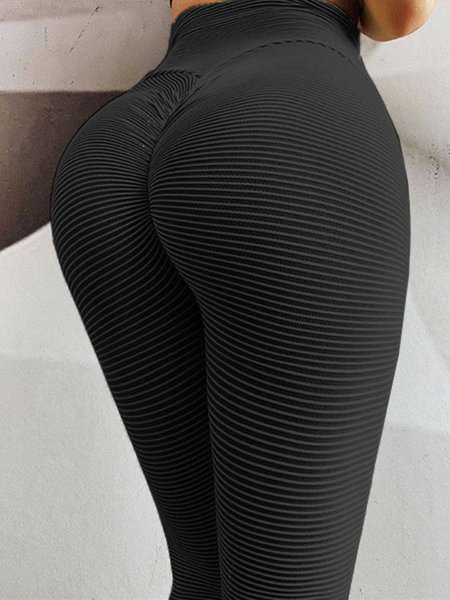 Sheath Stripes Pants Black/S